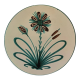 Large flowery dish by Robert Picault's workshop