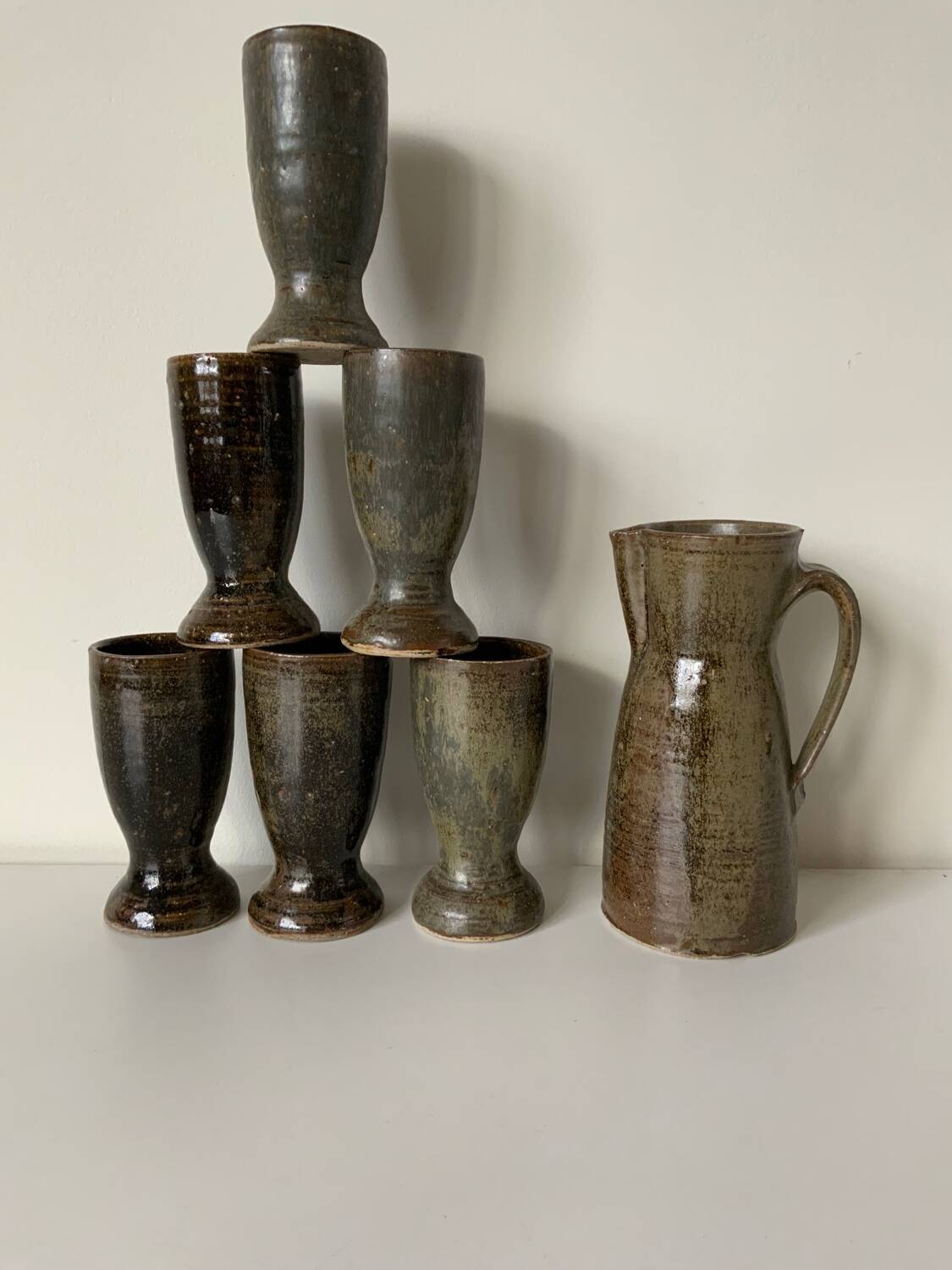 Stoneware mugs