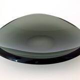 Cendrier en verre vert foncé par Max Ingrand pour Fontana Arte, Italie