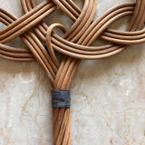 Tape rattan carpet