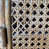 Rattan bamboo stand shelf