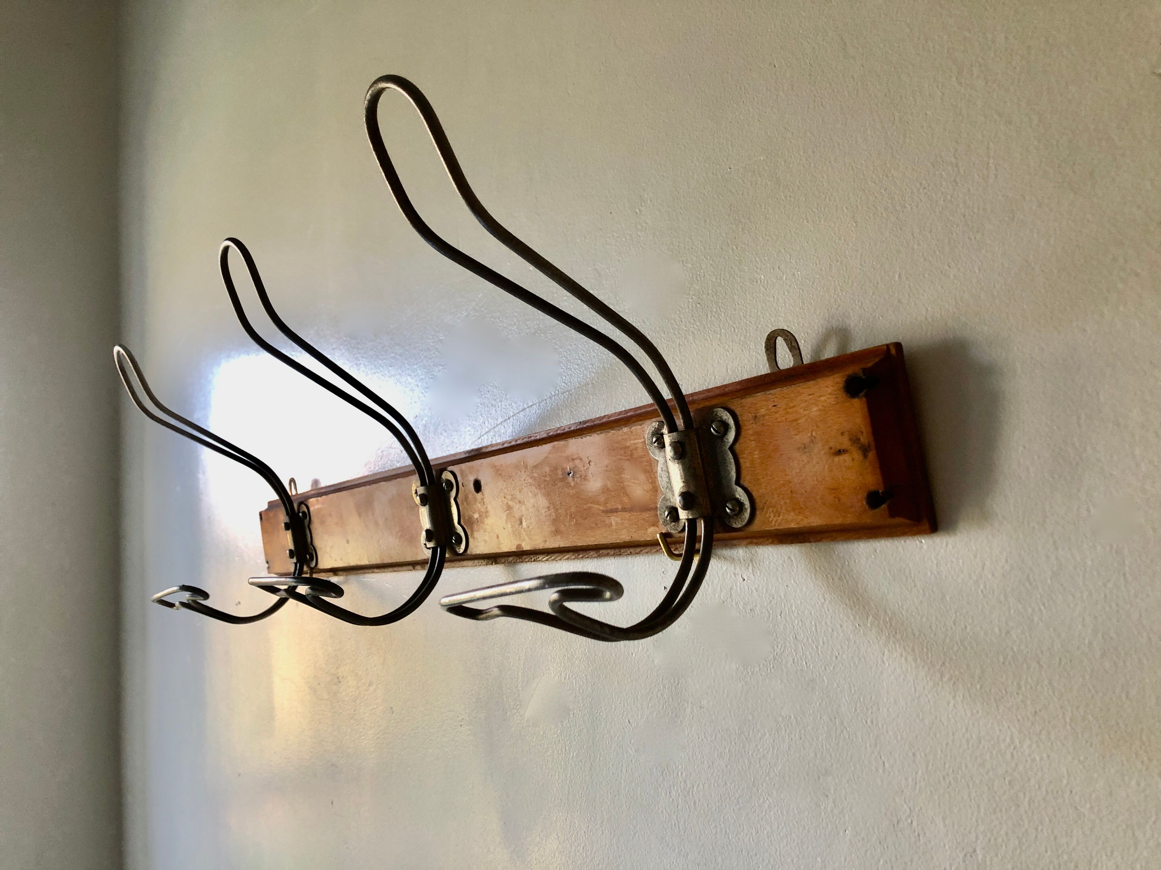 Wooden coat rack early twentieth century