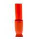Vase en céramique orange de l'ère spatiale, Italie vers 1960