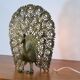 Lampe paon vintage