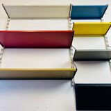 Shelf system, wall, metal, Pilastro edition.