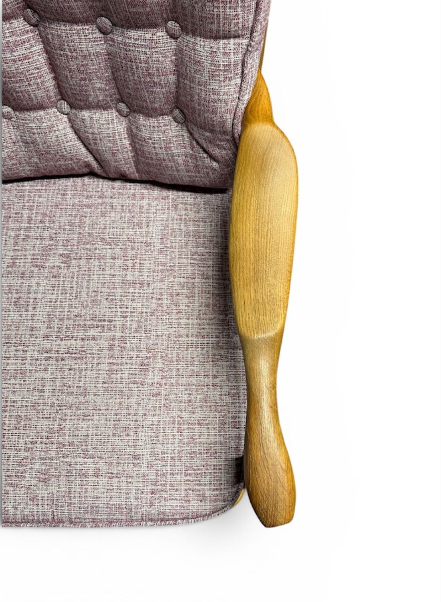 "Edouard" armchair in oak by Guillerme & Chambron for Your Home