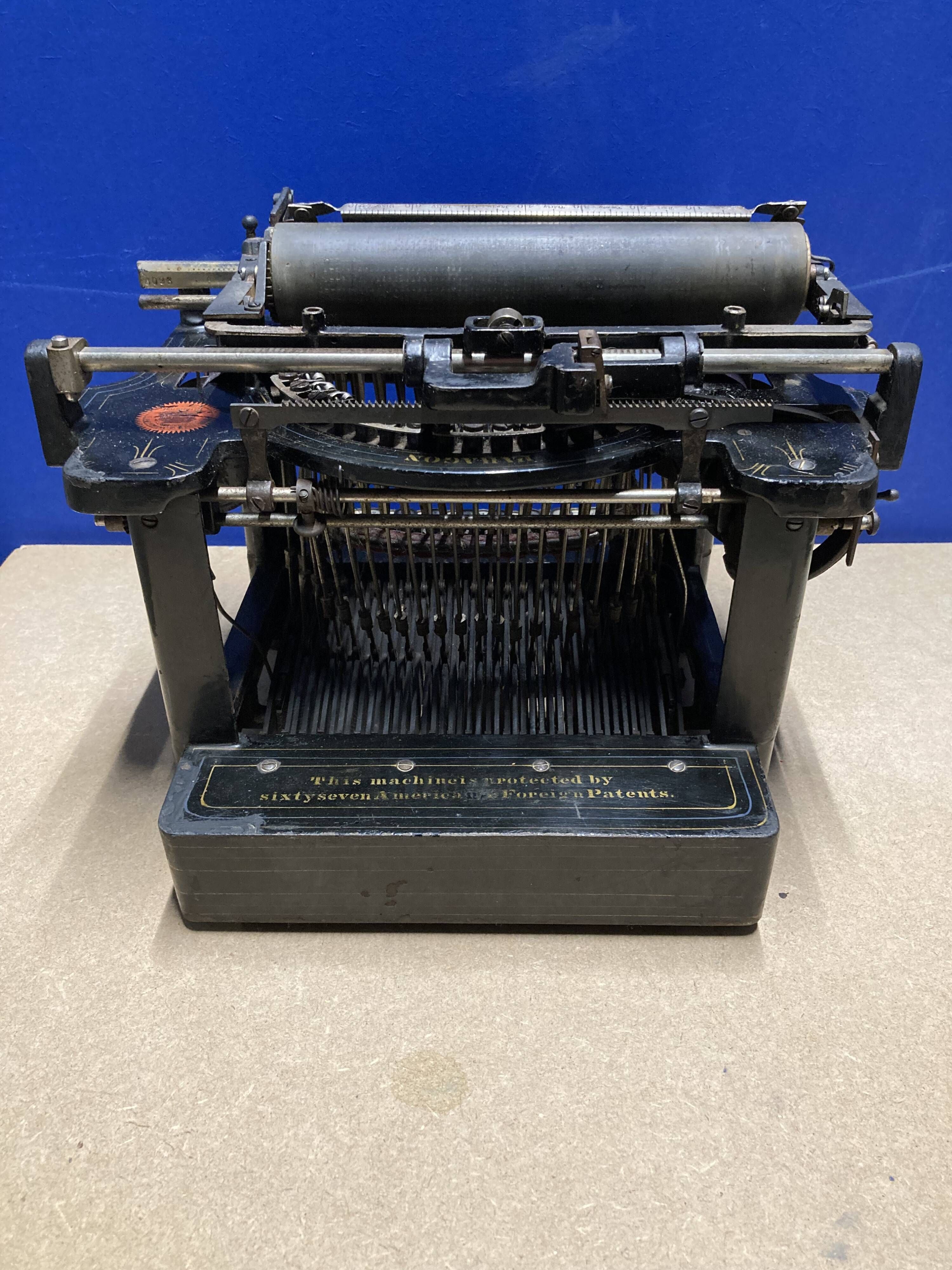 Machine à écrire Remington Paragon de 1899 | Selency