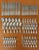Christofle Perles, 72-piece cutlery set in silver-plated metal, excellent condition.