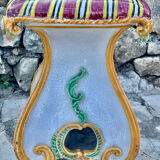 Italian ceramic garden stool