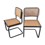 Pair of chairs Marcel Breuer Cesca S32