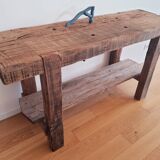 Rustic carpenter's workbench