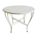 Table de jardin en fer