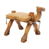 Vintage camel saddle stool, 1960s