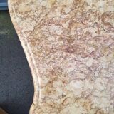 Old style chest of drawers Louis XV marquetry marble top