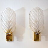 Pairs of Carl Fagerlund wall lights - 1960