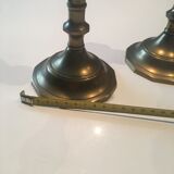 Bougeoirs en laiton