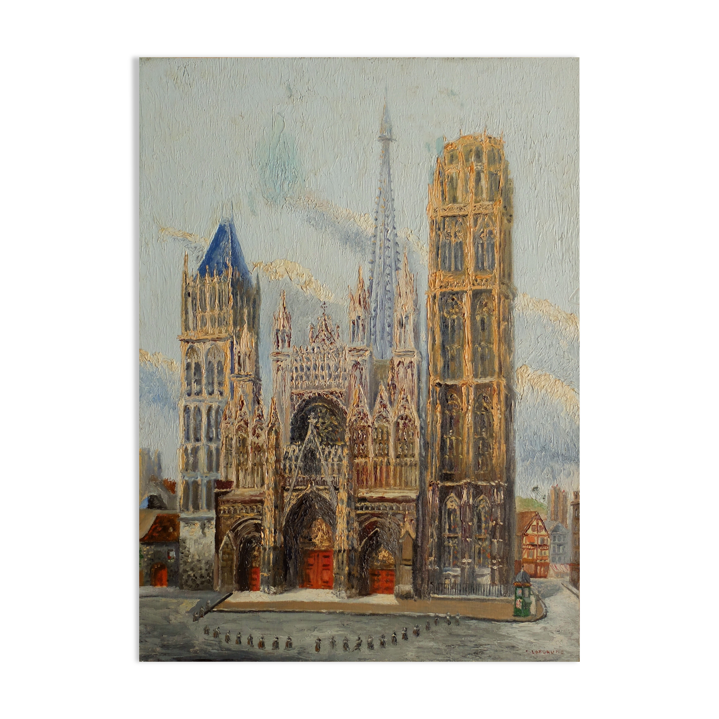 Bernard langrune (1889-1961) rouen cathedral