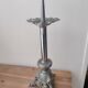 Pair of silver-plated candlesticks from the 19th century.