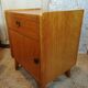 Pair of vintage wooden bedsides