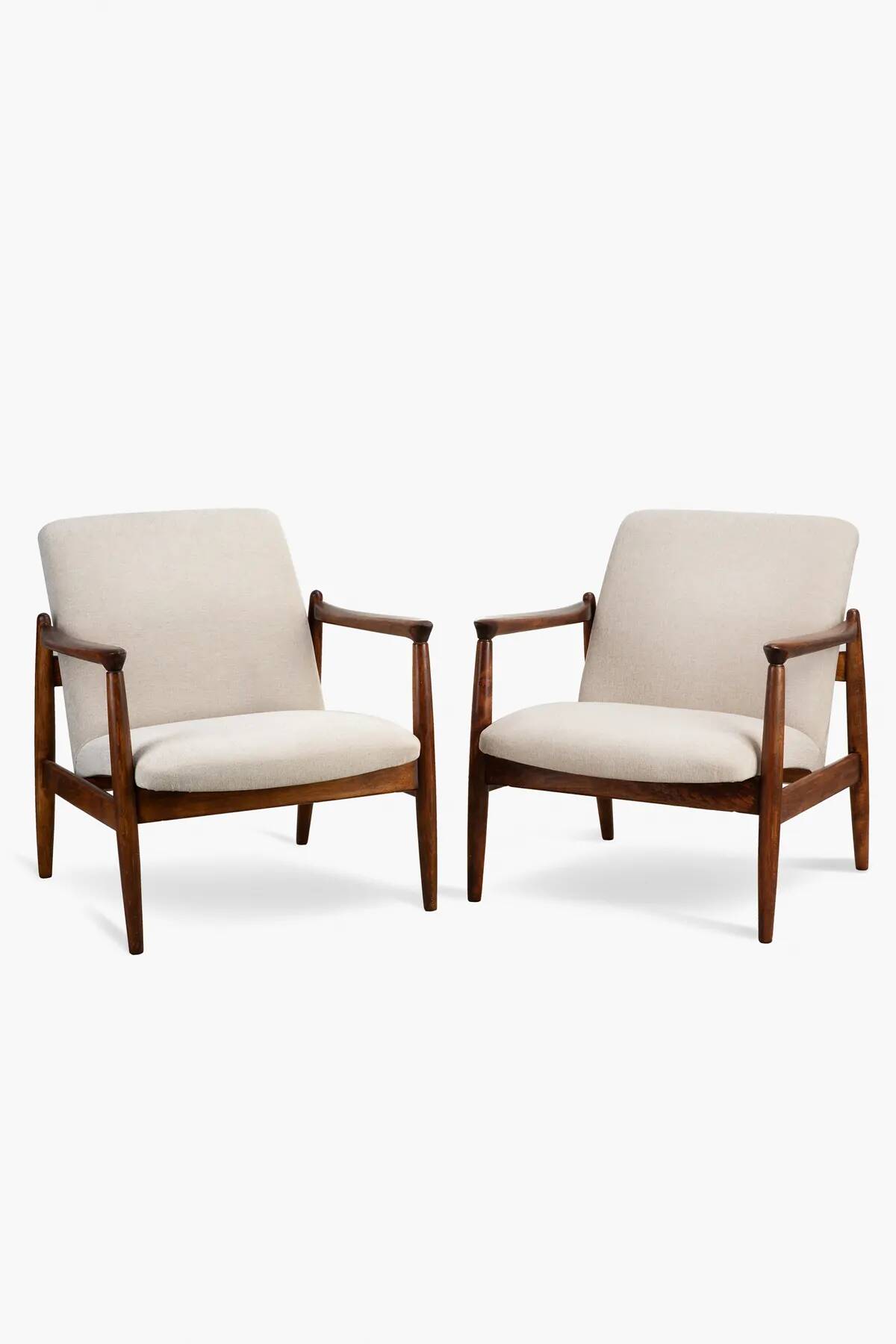 Paire de fauteuils GFM-64, design Edmund Homa