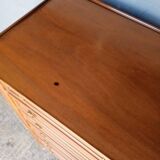 Louis XVI style weekly planner in cherry and chestnut