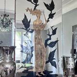 Miroir en verre églomisé