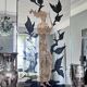 Miroir en verre églomisé
