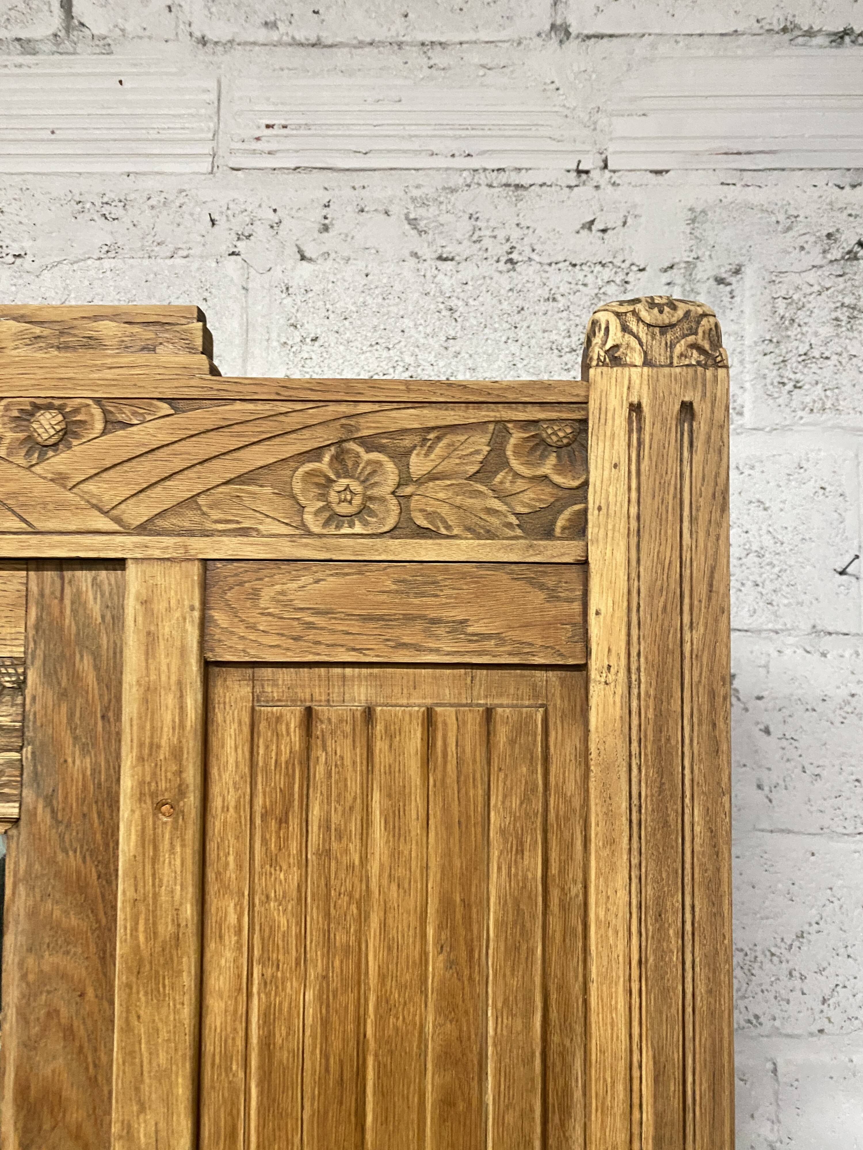 Art Deco wardrobe with mirror