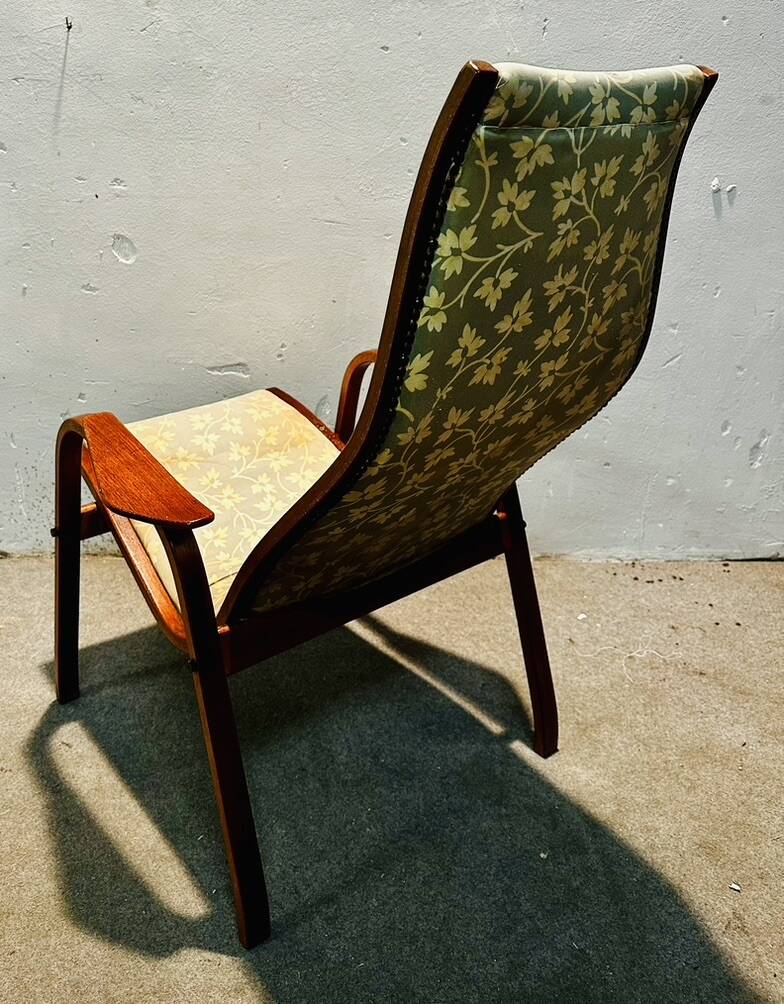 Poltrona di Yngve Ekstrom Lamino per Svedese, anni '60