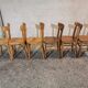 Bistro chair year 50 60 lot of six mismatched chairs