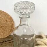 Vintage cut glass whiskey decanter
