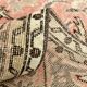 Powder Pink Hand Woven Anatolian Vintage Carpet Rug, 182x295 Cm
