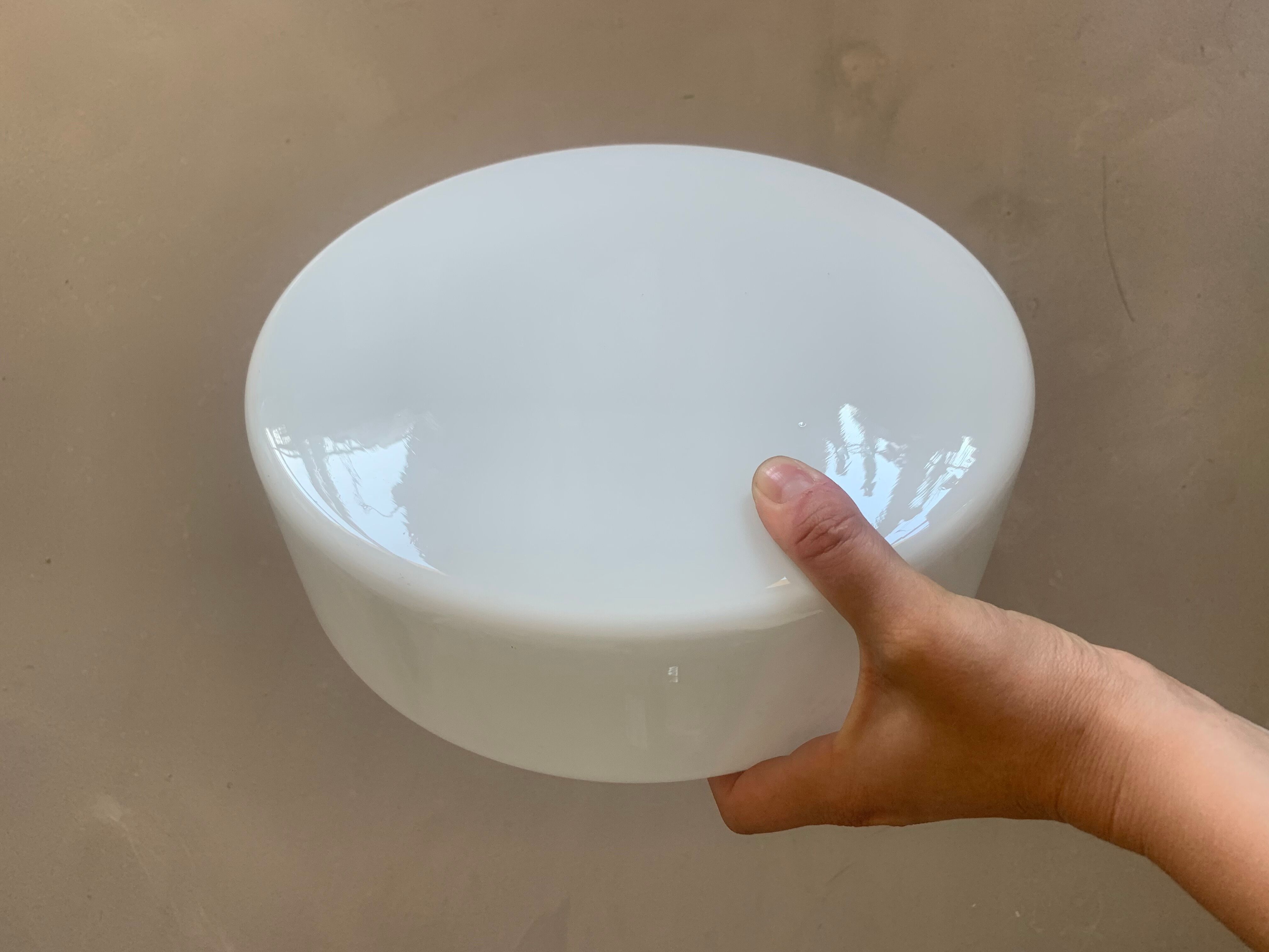 Ceiling lamp opaline D28cm