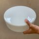 Plafonnier opaline D28cm