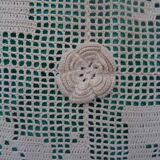 Vintage crochet cushion