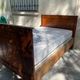 Lit en merisier 120 cm-190cm