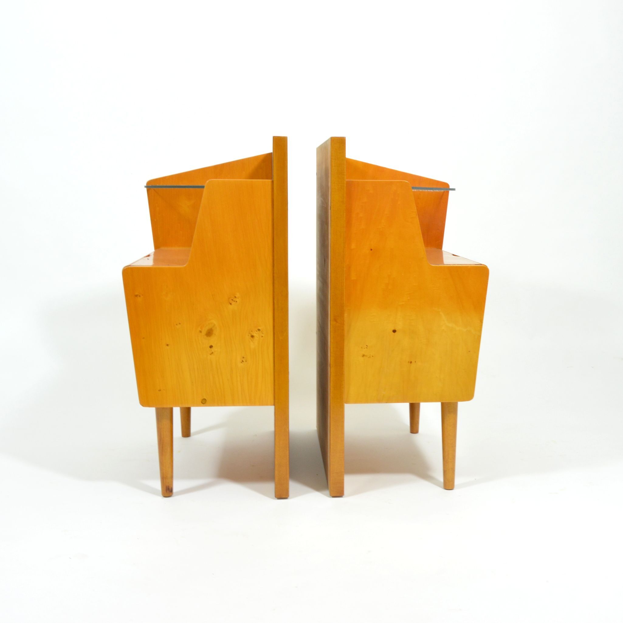 Vintage bohemian bedside tables 1960