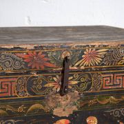Antique Chinese chest painted in pine wood – China, circa 1900