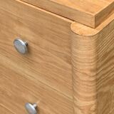 Commode art déco chêne brut