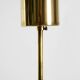 Suspension en laiton Kaiser Leuchten des années 1960 avec 6 abat-jours en verre opale.