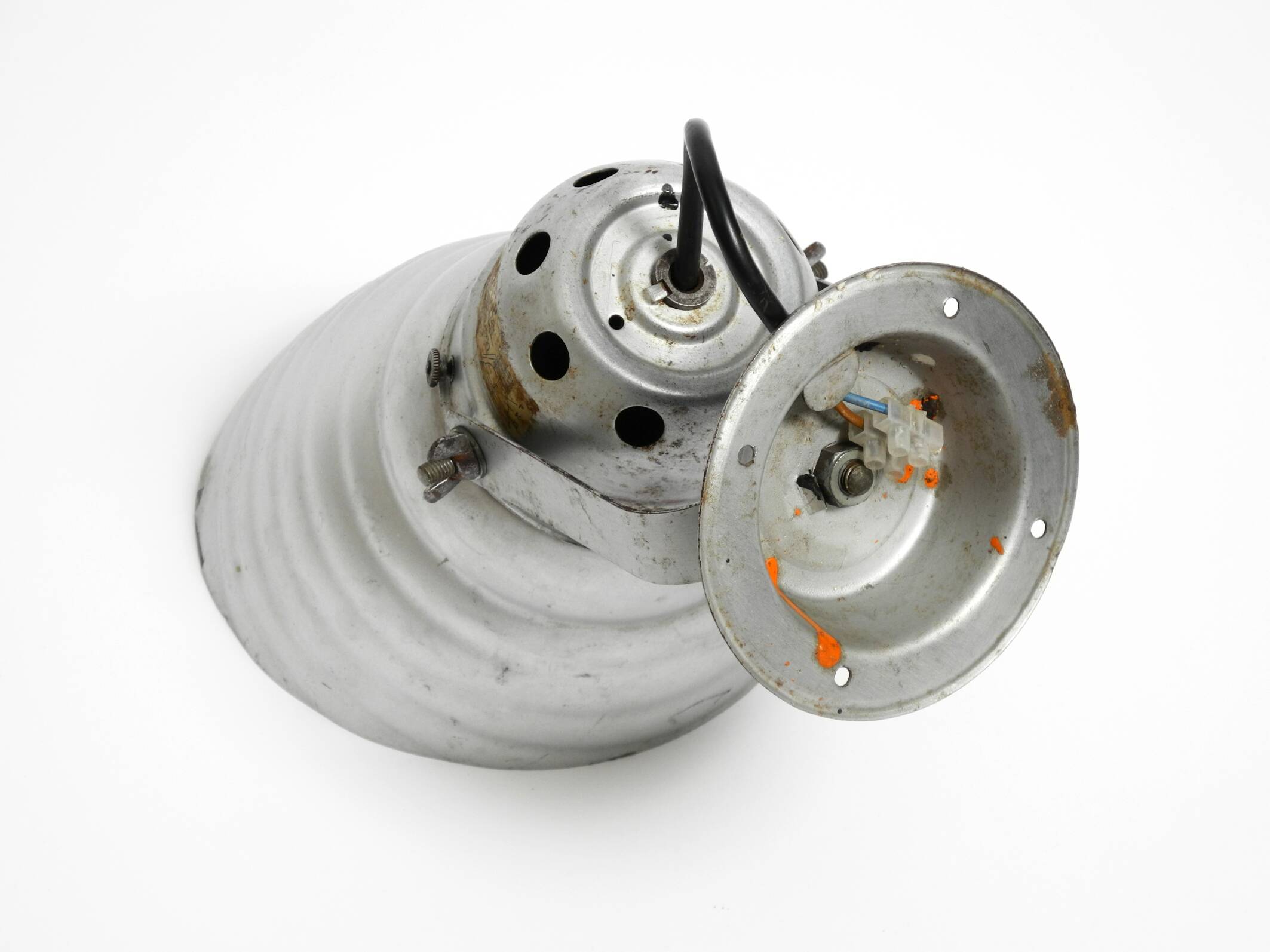 30s wall lamp by Adolf Meyer for Zeiss Ikon with adjustable mirrored shade