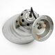 30s wall lamp by Adolf Meyer for Zeiss Ikon with adjustable mirrored shade