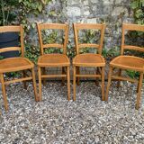 4 vintage Luterma bistro chairs 1940