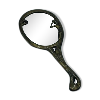 Bronze hand-to-hand mirror