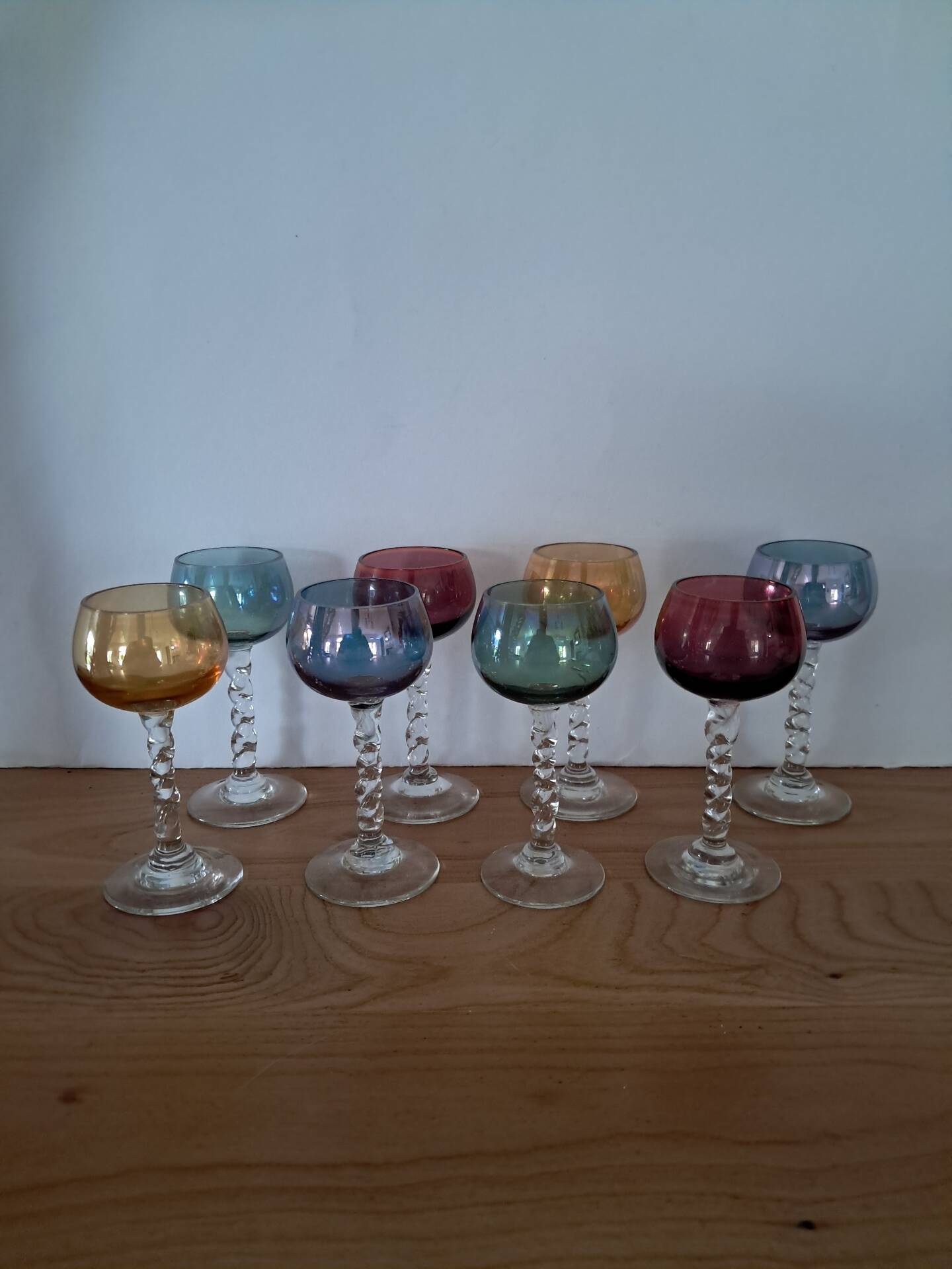 6 verres à digestif, années 60