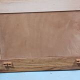 Armoire penderie 1950 pieds compas portes coulissantes plateau neuf