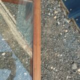 Vintage Scandinavian-style wooden coffee table.