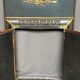 Fireplace screen. Bronze, copper, metal, gilding.