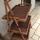 Trilogy of bamboo on display trays