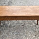 Oak table with a drawer early 20th